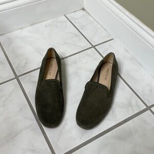 Olive Green Women's Flats by Nicole Reed